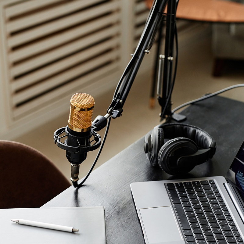 Podcast-Mikrofon
