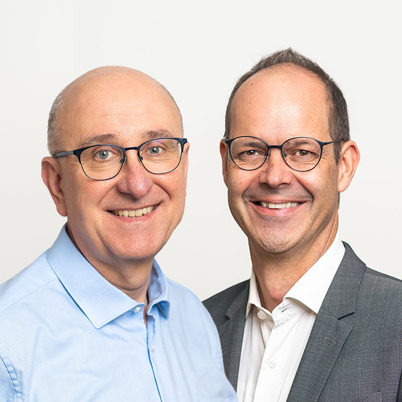 Portraits von Michel Rohrbach und Alexander Gerlings