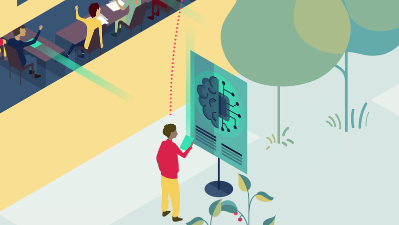 Illustration von Educa zur KI